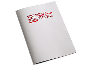 Conservatoire National Supérieur de Musique et de Danse de Paris charte graphique