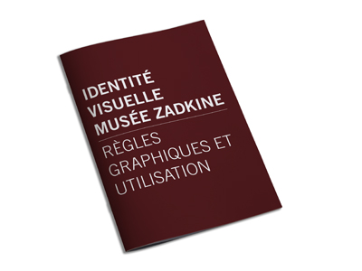 Museé Zadkine identité visuelle